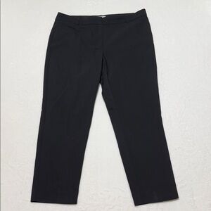 White House Black Market Black Straight-Leg Women's Ankle Dress Pants